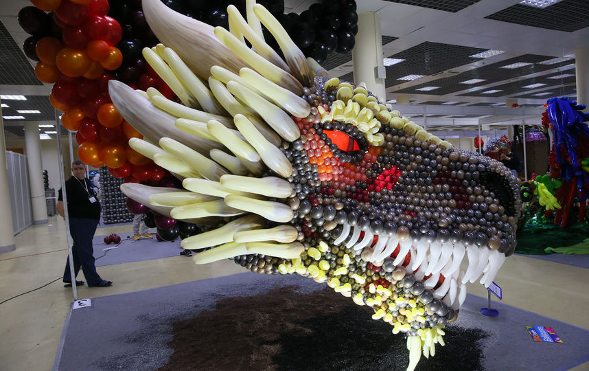 На Красной Пресне проходит XX Московский международный фестиваль воздушных шаров. Фото Василий Кузьмичёнок