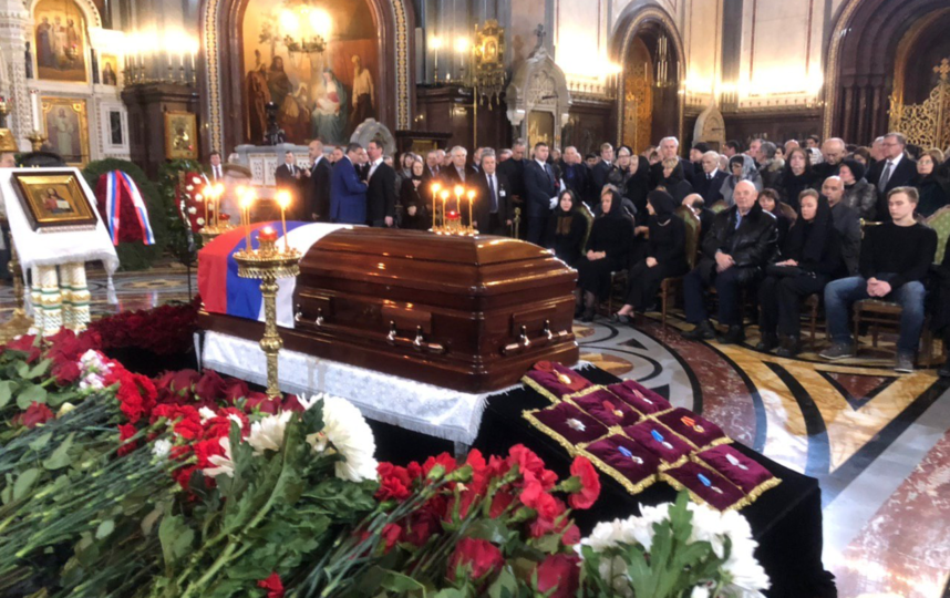 В Москве в храме Христа Спасителя проходит прощание с Юрием Лужковым. Фото Мария Беленькая, "Metro"