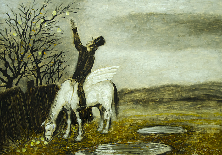 Рисунки Игоря Шаймарданова. "Последние яблочки". Фото предоставлены Государственным музеем имени А.С. Пушкина