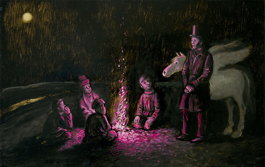 Рисунки Игоря Шаймарданова. "Ночное". Фото предоставлены Государственным музеем имени А.С. Пушкина