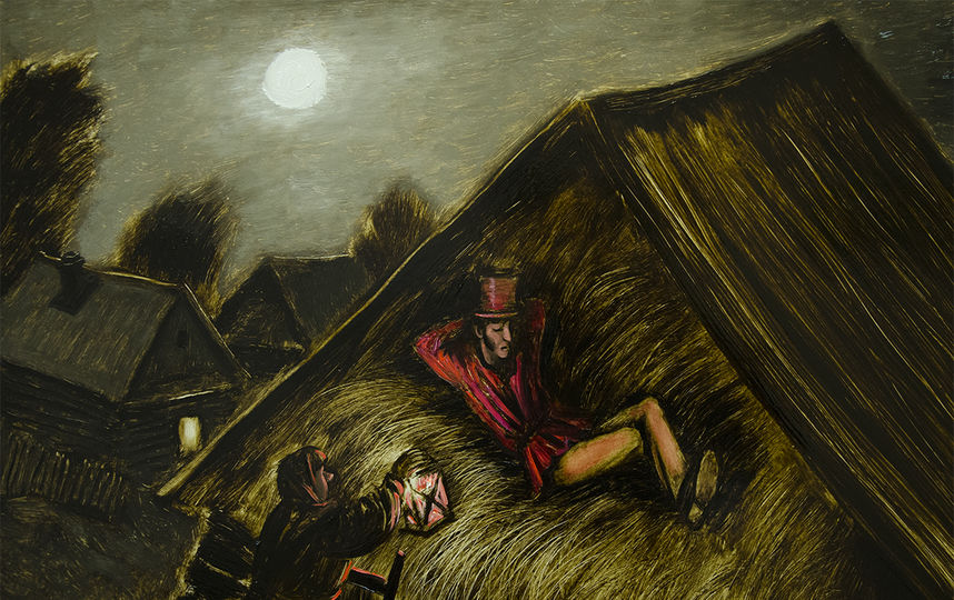 Рисунки Игоря Шаймарданова. "Время писать стихи". Фото предоставлены Государственным музеем имени А.С. Пушкина