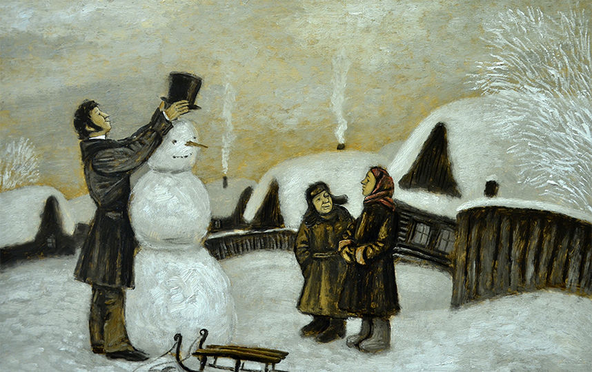 Рисунки Игоря Шаймарданова. "Последний штрих". Фото предоставлены Государственным музеем имени А.С. Пушкина