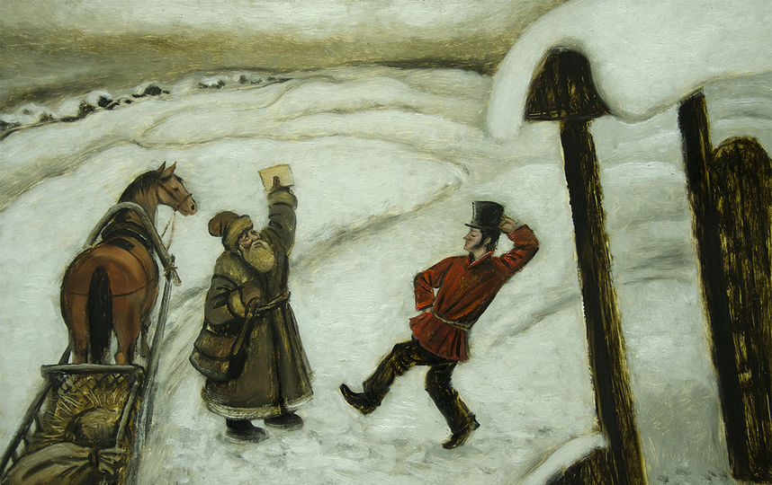 Рисунки Игоря Шаймарданова. "Письмо от Анны К." Фото предоставлены Государственным музеем имени А.С. Пушкина