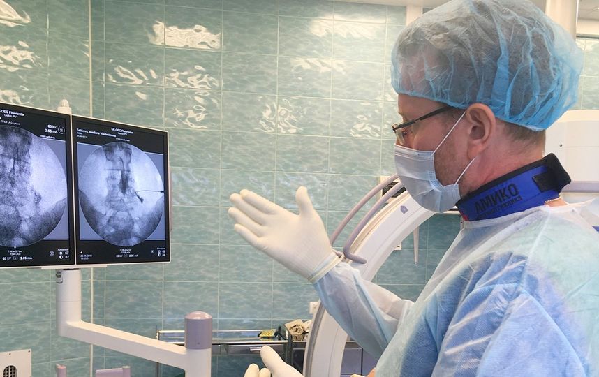 В Подмосковье хирурги смогут проводить операции на позвоночнике без скальпеля