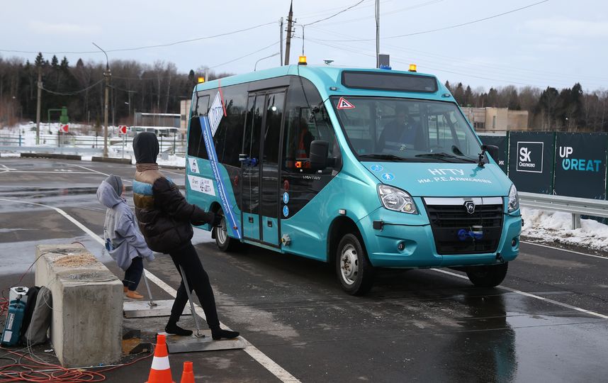 В Подмосковье прошли первые в России зимние испытания беспилотных автомобилей