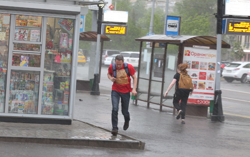 В пятницу москвичей ожидают гроза и ветер с порывами 14-19 м/с