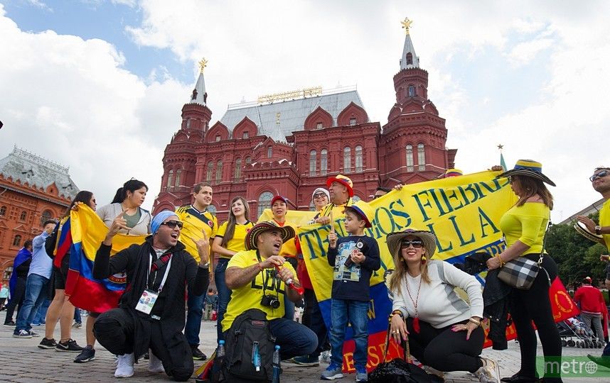 Болельщики в Москве. Фото Василий Кузьмичёнок