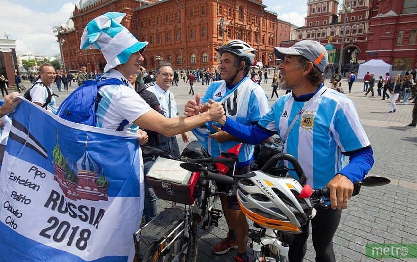 Болельщики в Москве. Фото Василий Кузьмичёнок