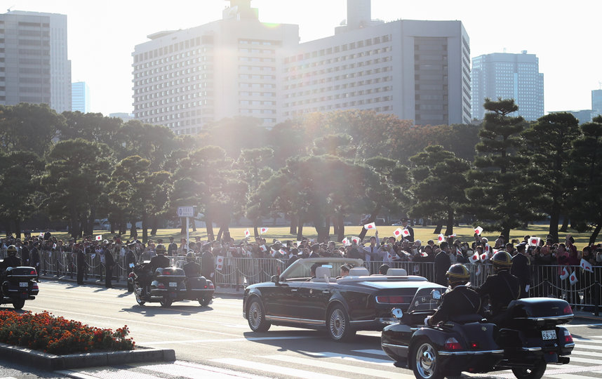 В Токио прошёл торжественный парад по случаю интронизации нового императора Японии. Фото AFP