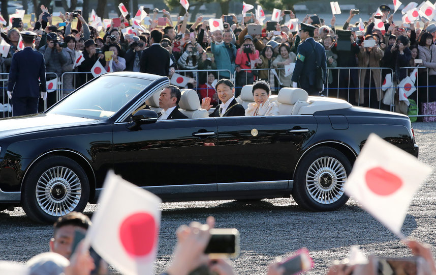 В Токио прошёл торжественный парад по случаю интронизации нового императора Японии. Фото AFP