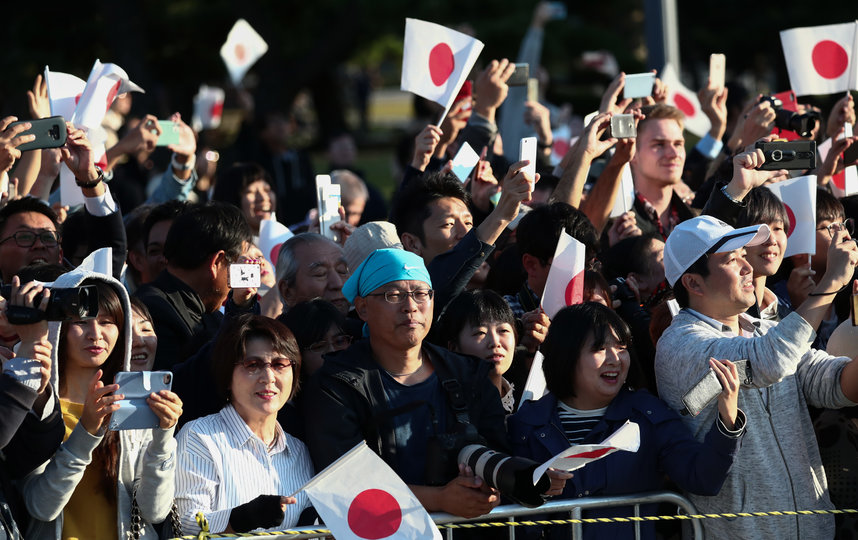 В Токио прошёл торжественный парад по случаю интронизации нового императора Японии. Фото AFP