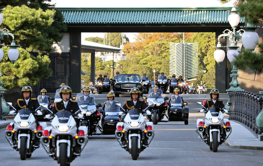 В Токио прошёл торжественный парад по случаю интронизации нового императора Японии. Фото AFP