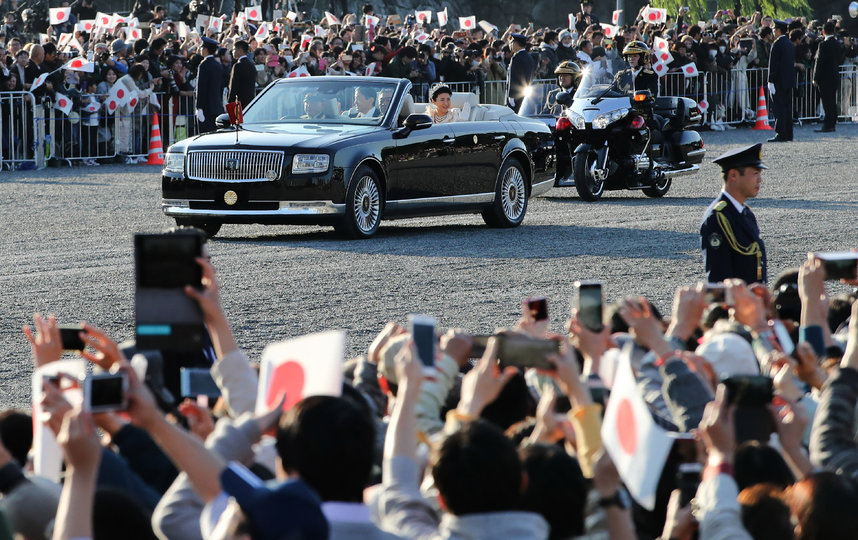 В Токио прошёл торжественный парад по случаю интронизации нового императора Японии. Фото AFP