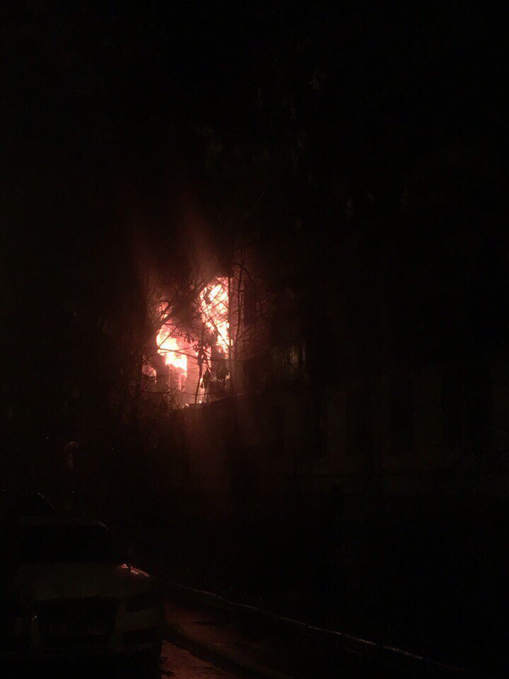 Пожар в Химках. Фото vk.com/tipkhimki