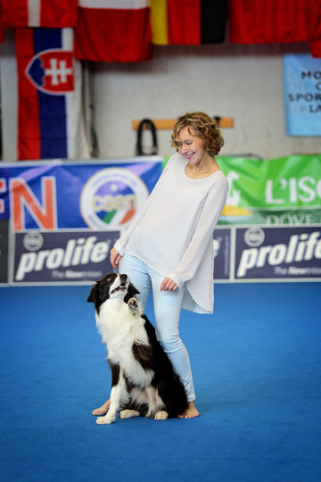 Соревнования по танцам с собакой. Фото все фото предоставлены РКФ и Полиной Ильиной