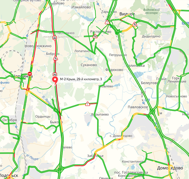 Симферопольское шоссе москва сейчас