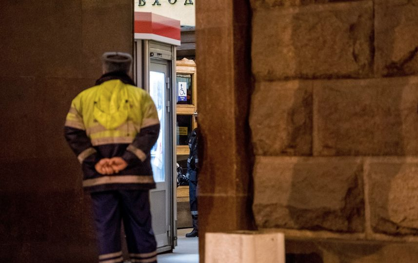 Станция метро "Технологический институт" в день трагедии. Фото "Metro"