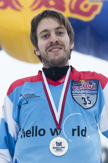 Победитель мужского заезда на Red Bull Riders Cup Russia.