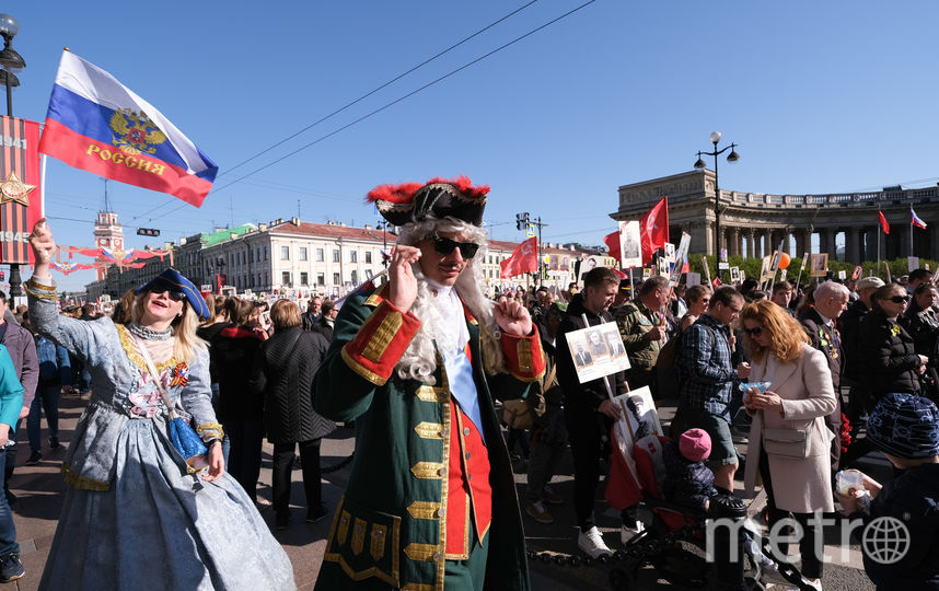 Акция "Бессмертный полк" в Петербурге. Фото Святослав Акимов., "Metro"