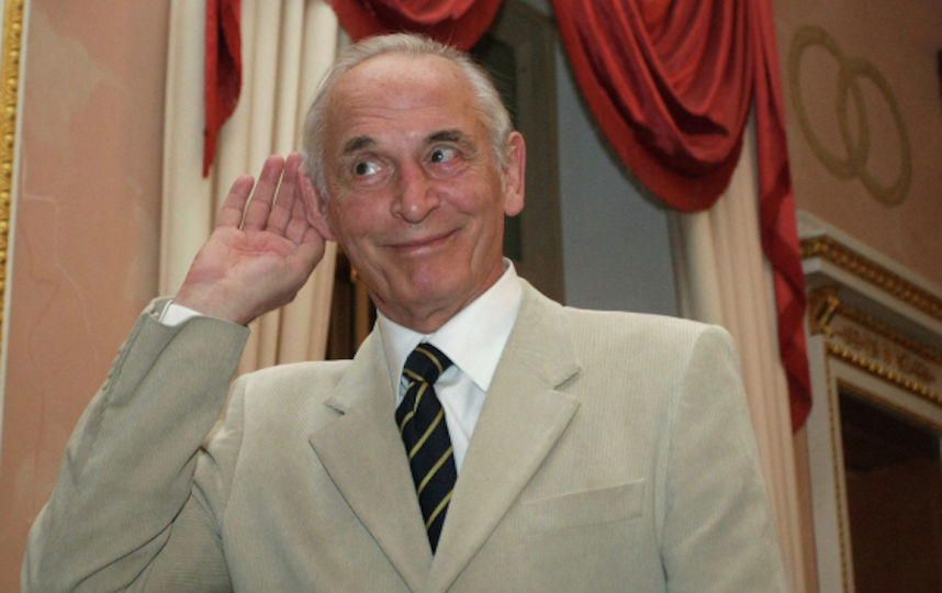 Актер Василий Лановой на церемонии вручения Царскосельской художественной премии "За творческий вклад в развитие российской культуры и искусства и укрепление международных культурных связей". Фото РИА Новости