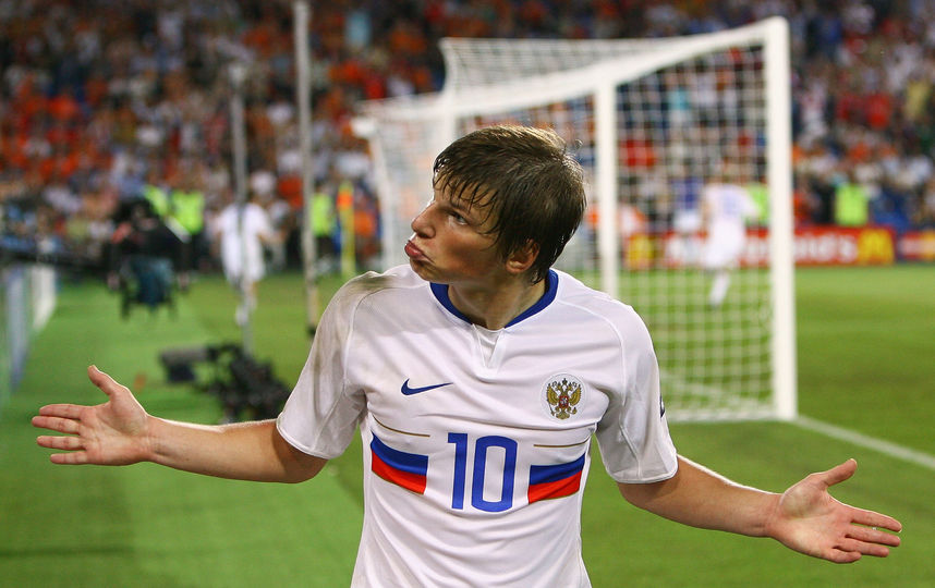 Андрей Аршавин на Евро-2008 в матче против голландцев. Фото Getty