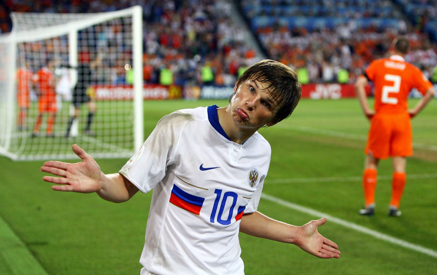 Андрей Аршавин на Евро-2008 в матче против голландцев. Фото Getty