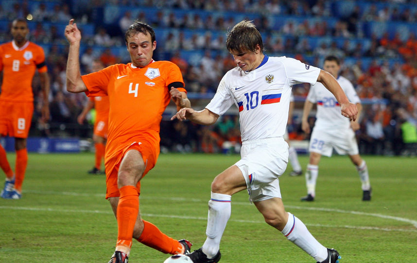 Андрей Аршавин на Евро-2008 в матче против голландцев. Фото Getty