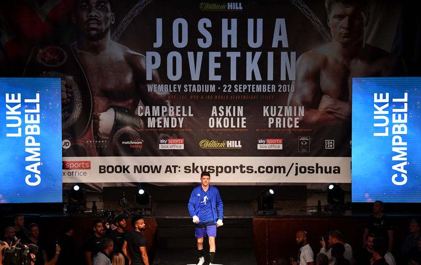 Александр Поветкин и Энтони Джошуа проведут бой на "Уэмбли". Фото Getty
