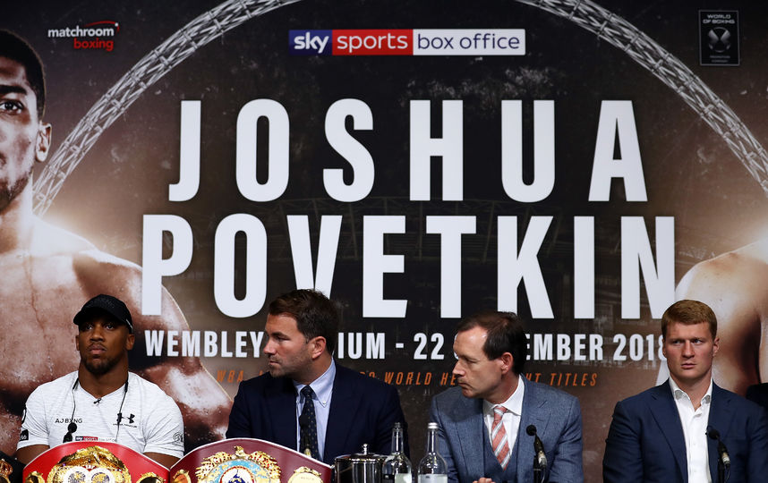 Александр Поветкин и Энтони Джошуа проведут бой на "Уэмбли". Фото Getty