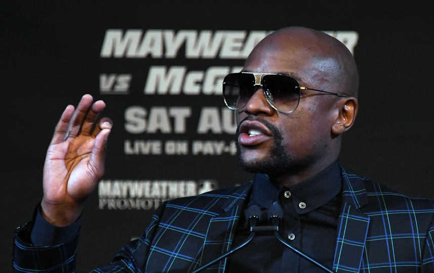 Флойд Мейвезер перед боем. Фото Getty