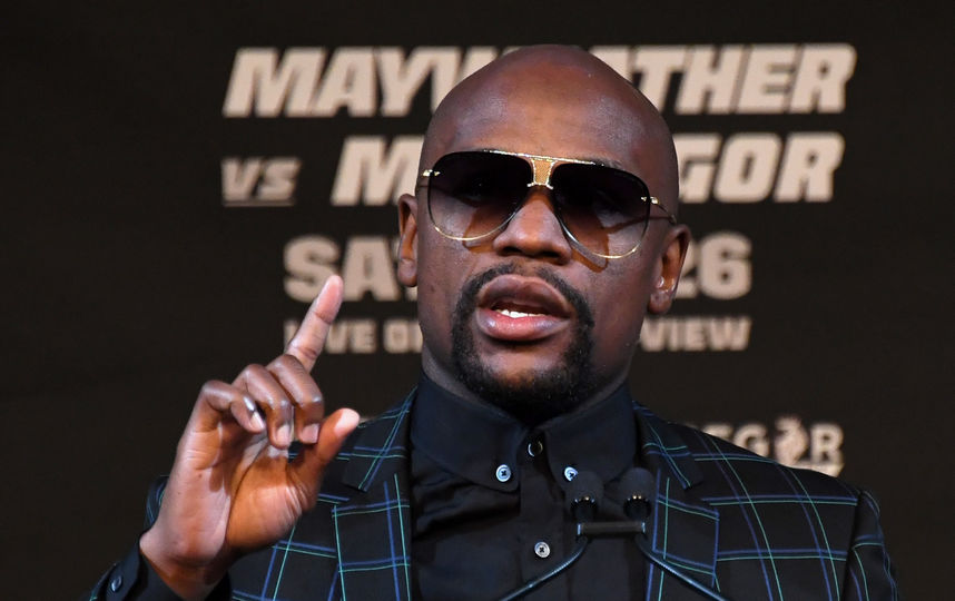 Флойд Мейвезер перед боем. Фото Getty