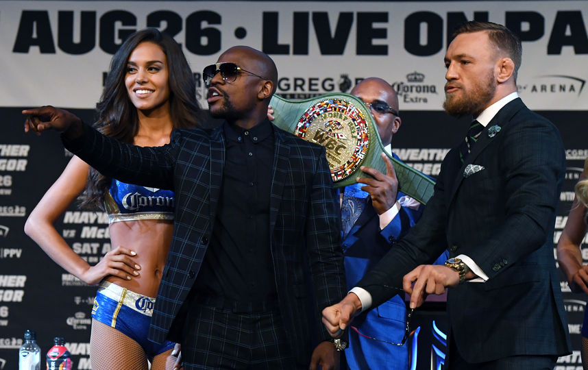 Флойд Мейвезер перед боем. Фото Getty