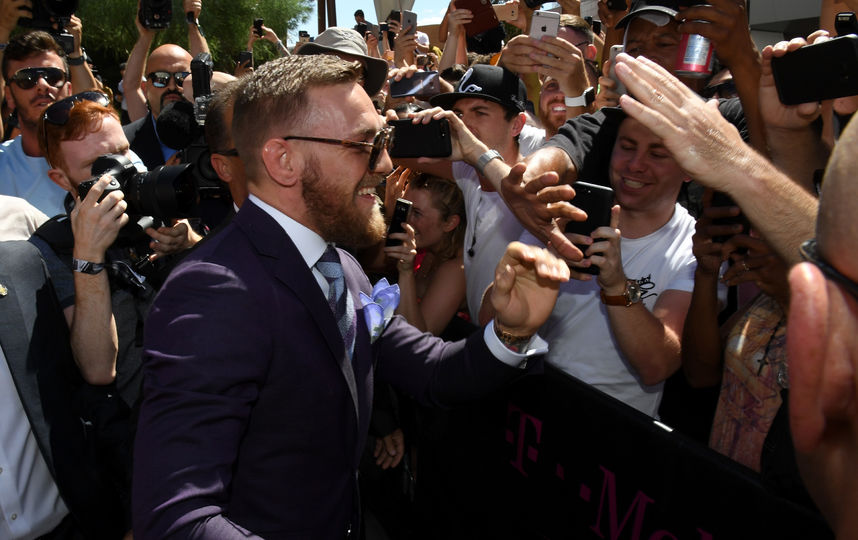 Конор Макгрегор перед боем. Фото AFP