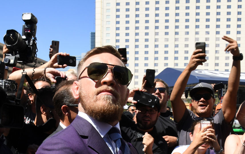 Конор Макгрегор перед боем. Фото AFP