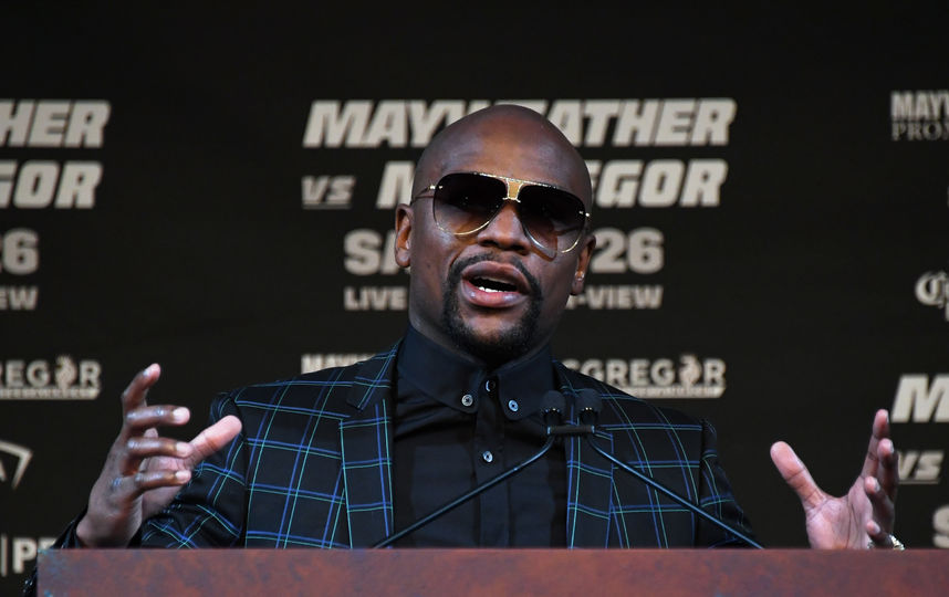 Флойд Мейвезер перед боем. Фото Getty