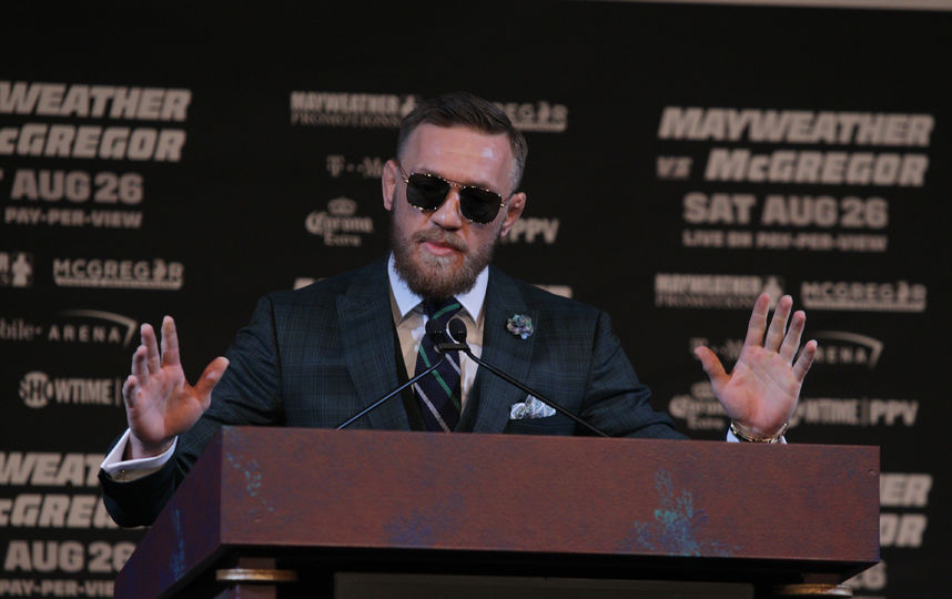 Конор Макгрегор перед боем. Фото AFP