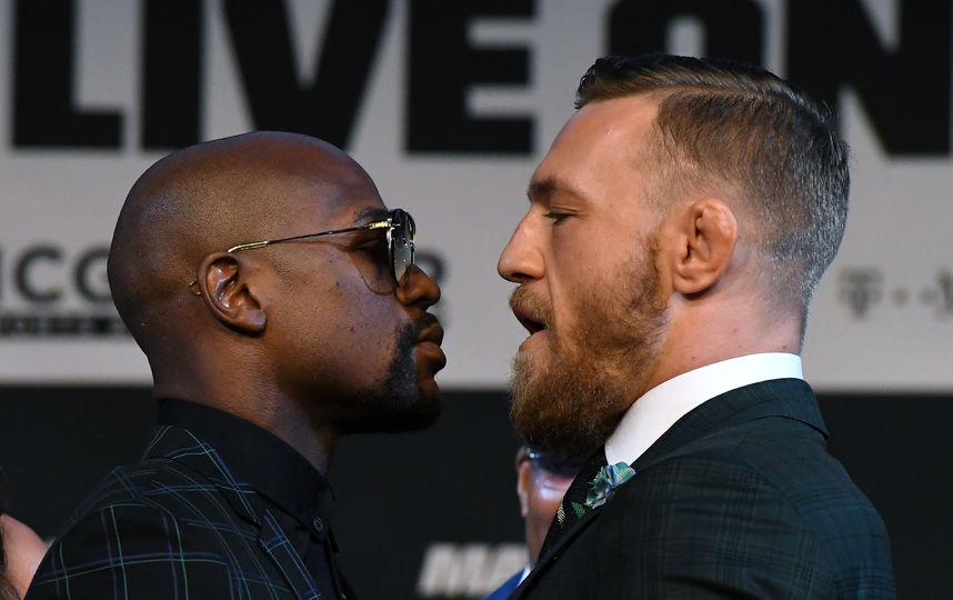 Флойд Мейвезер перед боем. Фото Getty