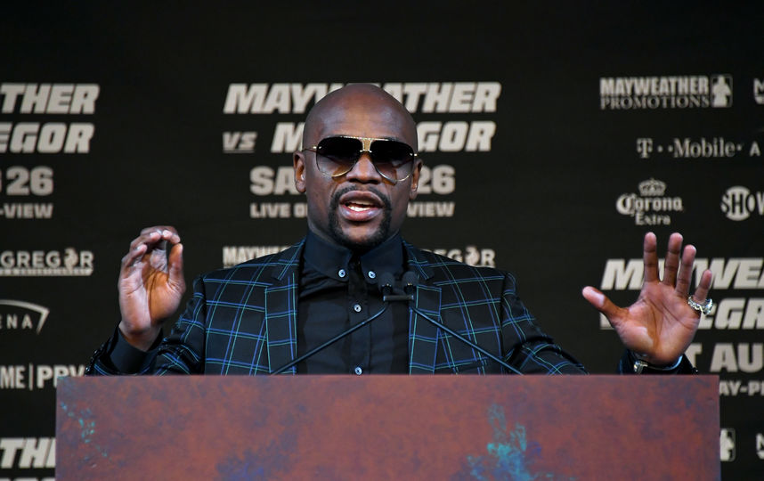 Флойд Мейвезер перед боем. Фото Getty