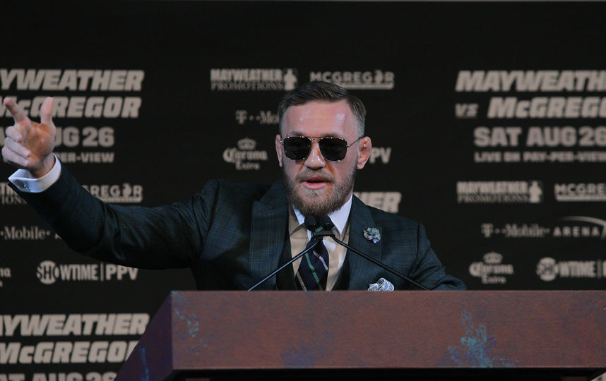 Конор Макгрегор перед боем. Фото AFP