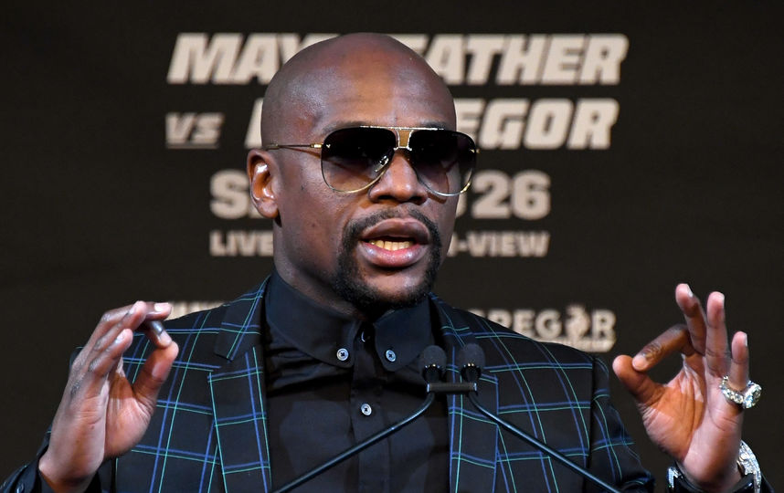 Флойд Мейвезер перед боем. Фото Getty