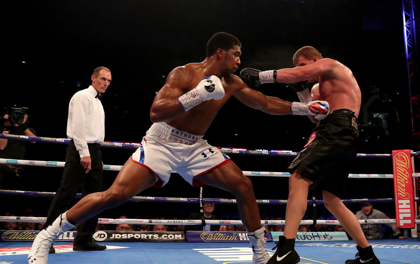Энтони Джошуа нокаутировал Александра Поветкина. Фото Getty