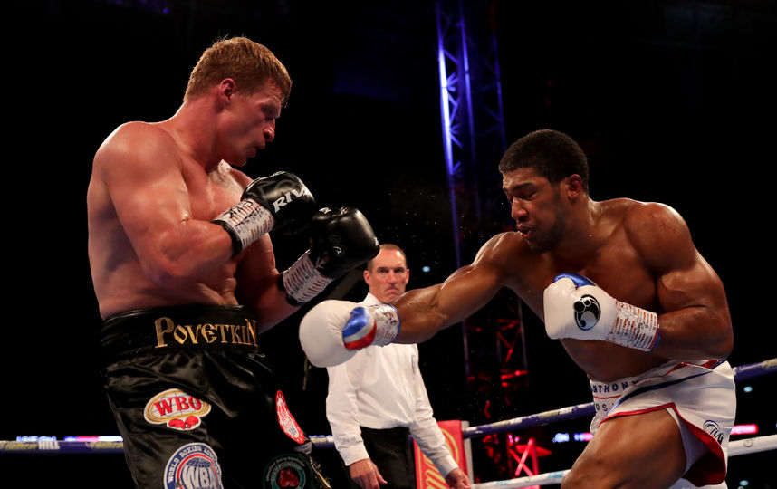 Энтони Джошуа нокаутировал Александра Поветкина. Фото Getty