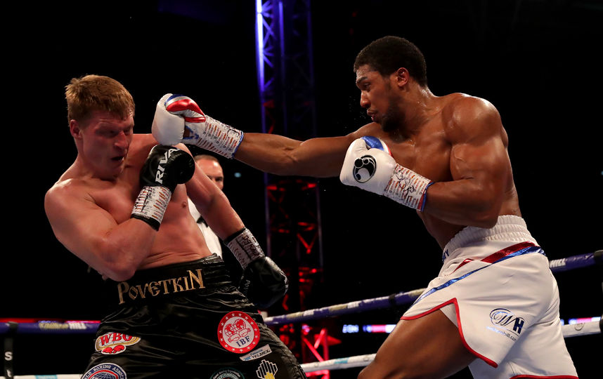 Энтони Джошуа нокаутировал Александра Поветкина. Фото Getty