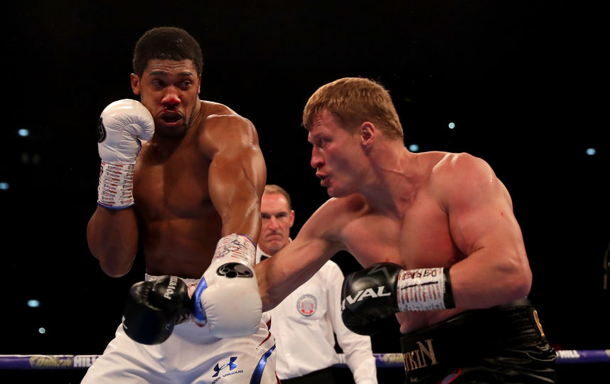 Энтони Джошуа нокаутировал Александра Поветкина. Фото Getty