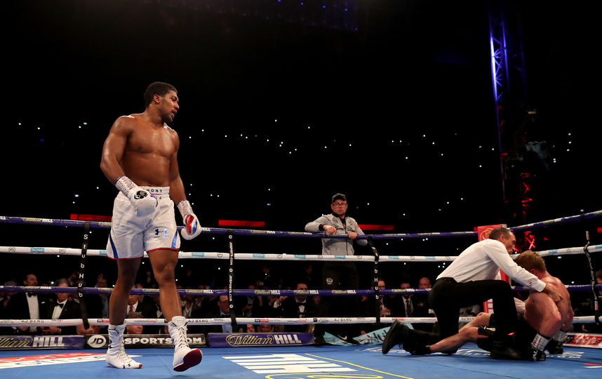 Энтони Джошуа нокаутировал Александра Поветкина. Фото Getty