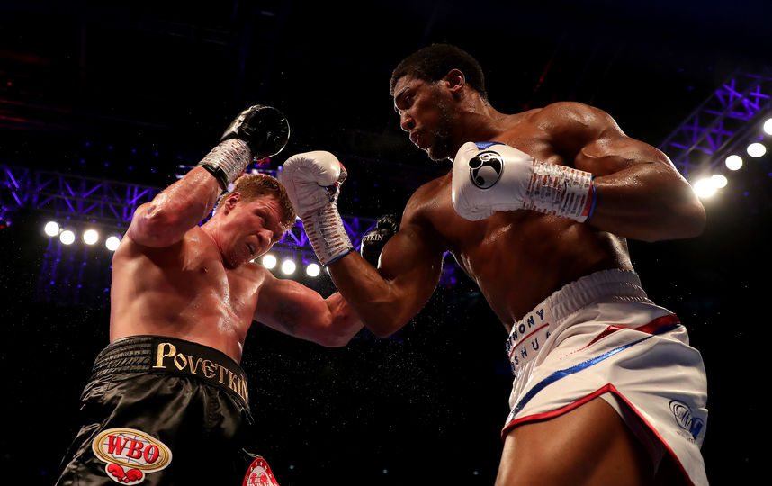 Энтони Джошуа нокаутировал Александра Поветкина. Фото Getty