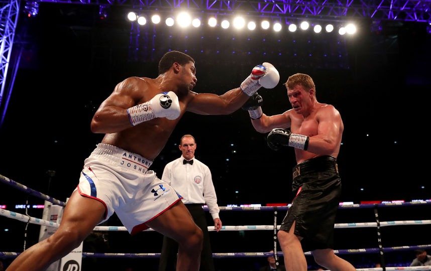 Энтони Джошуа нокаутировал Александра Поветкина. Фото Getty