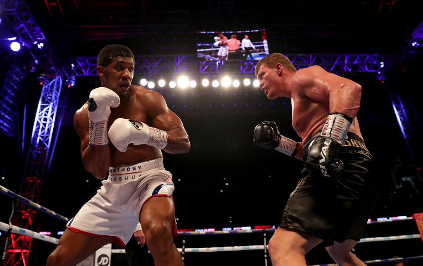 Энтони Джошуа нокаутировал Александра Поветкина. Фото Getty