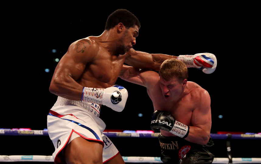 Энтони Джошуа нокаутировал Александра Поветкина. Фото Getty