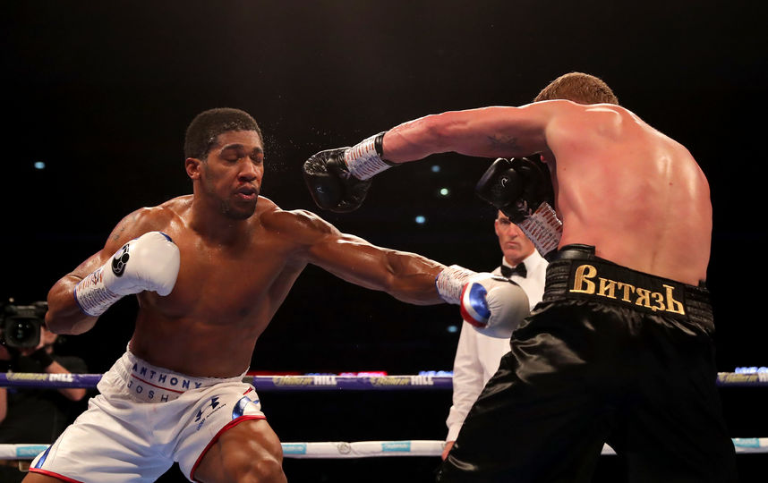Энтони Джошуа нокаутировал Александра Поветкина. Фото Getty